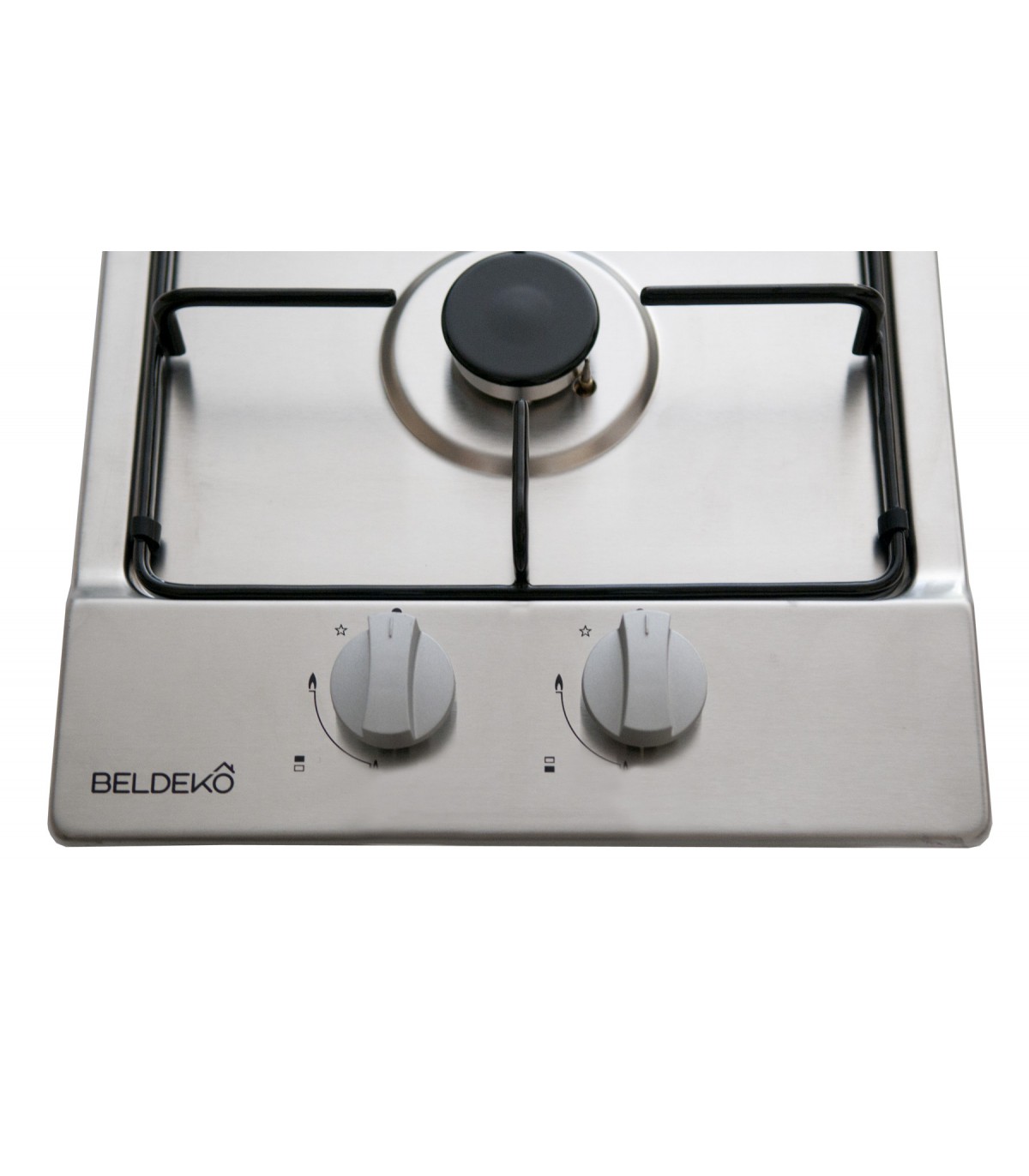 Plaque de cuisson gaz inox 2 feux