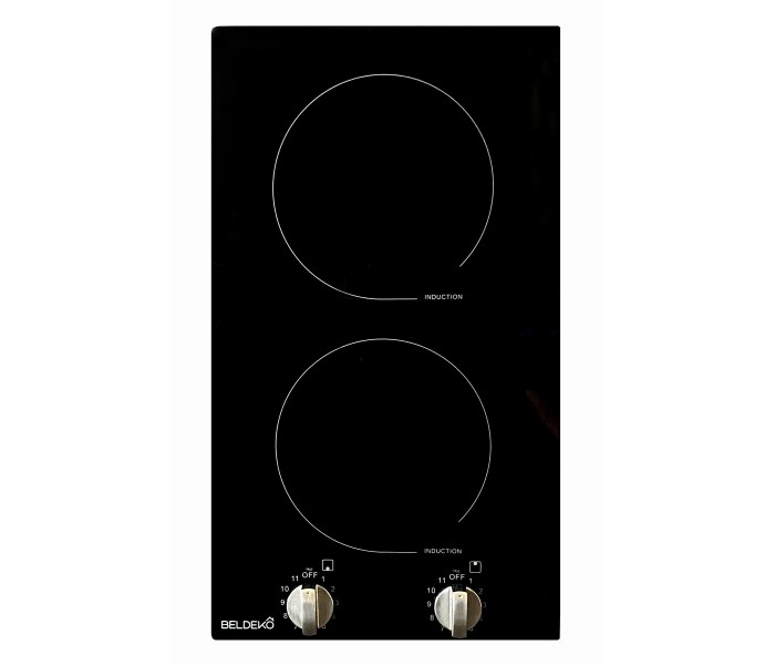 Plaque de cuisson, 2 feux, 2 foyers, 2 zones, encastrable, commande, boutons, manette