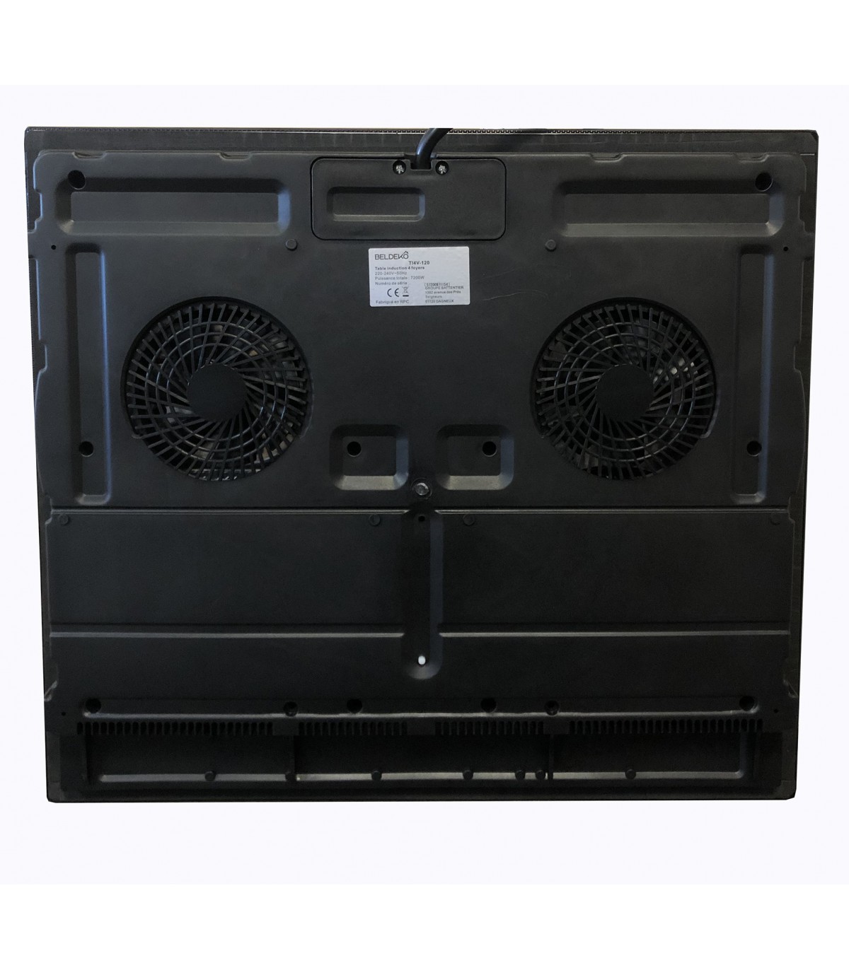 BELDEKO - TI4V-120 - 4 foyers Induction avec minuterie, 8400w, 4 boosters  269