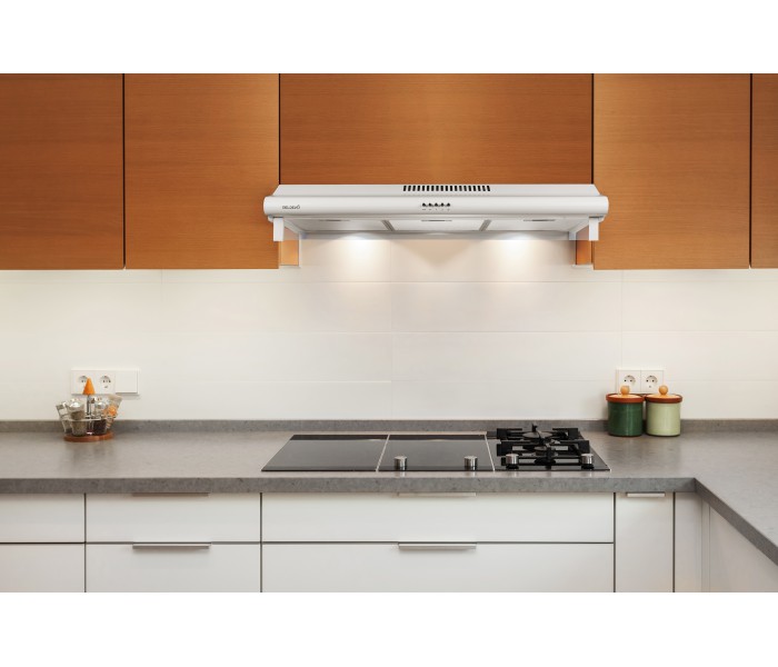 Hotte casquette 90 cm blanche, hotte visiere, 90, blanc