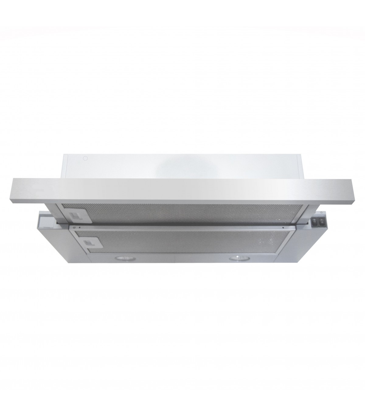 hotte tiroir 60 cm inox coulissante