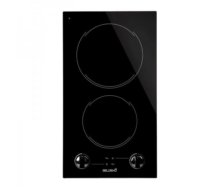 Table De Cuisson Vitroc/éRamique,Plaque Vitroc/éRamique 2 Feux Encastrable,Electric Hob Cooker,Int/éGr/é Avec 9 Niveaux De Chauffage,Contr/ôLe Tactile,3000W
