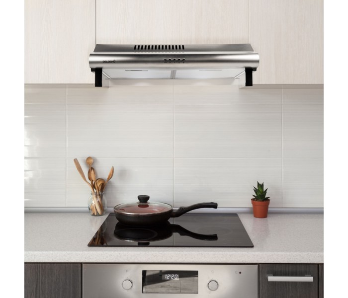 Hotte caquette inox 60 cm