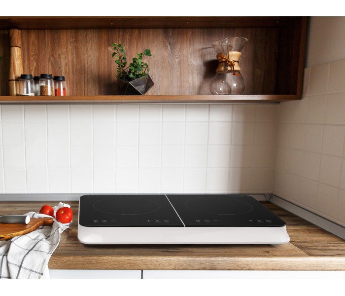 plaque induction portable 2 foyers, posable, mobile