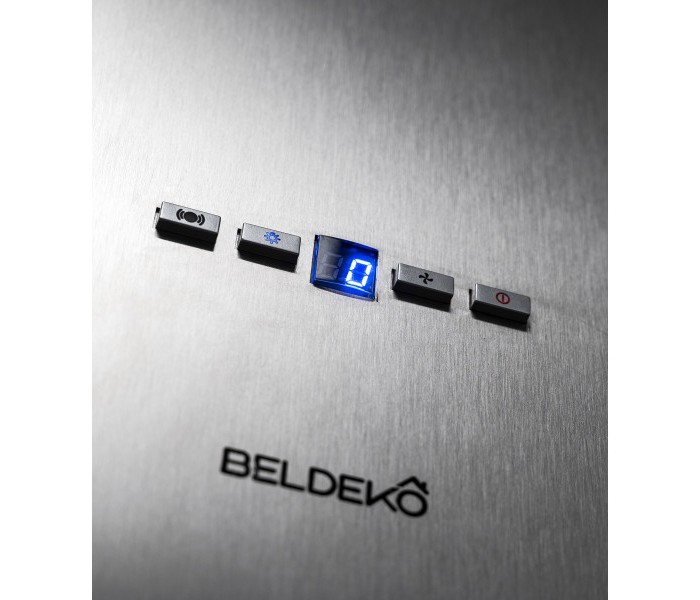 Hotte de cuisine moderne inox beldeko