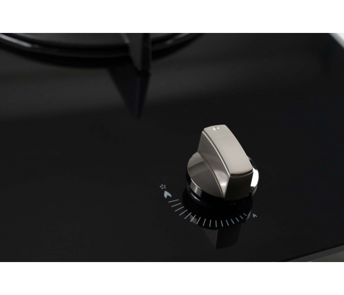 Plaque gaz 1 foyer, plaque gaz 1 feux, encastrable, verre noir, fonte, beldeko