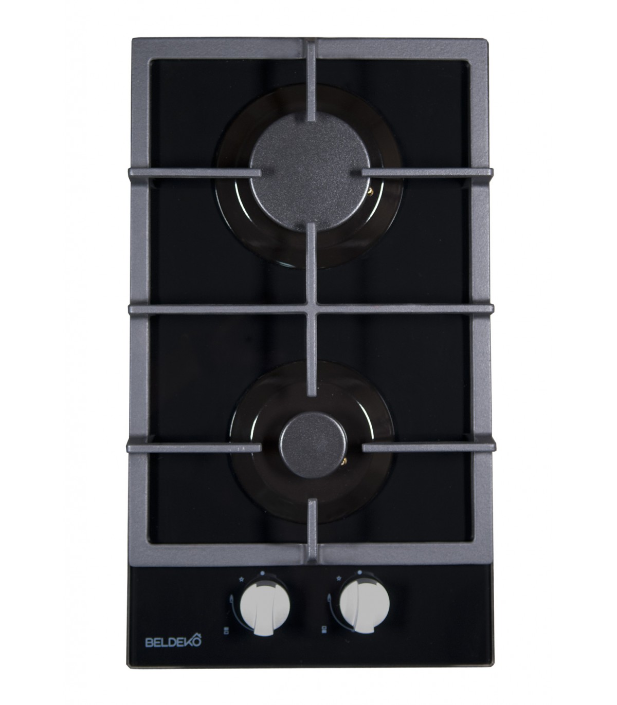 domino gaz verre noir grilles fonte gaz bouteille