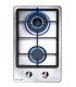 Dominox 2 feux gaz inox encastrable gaz ville gaz bouteille double couronne