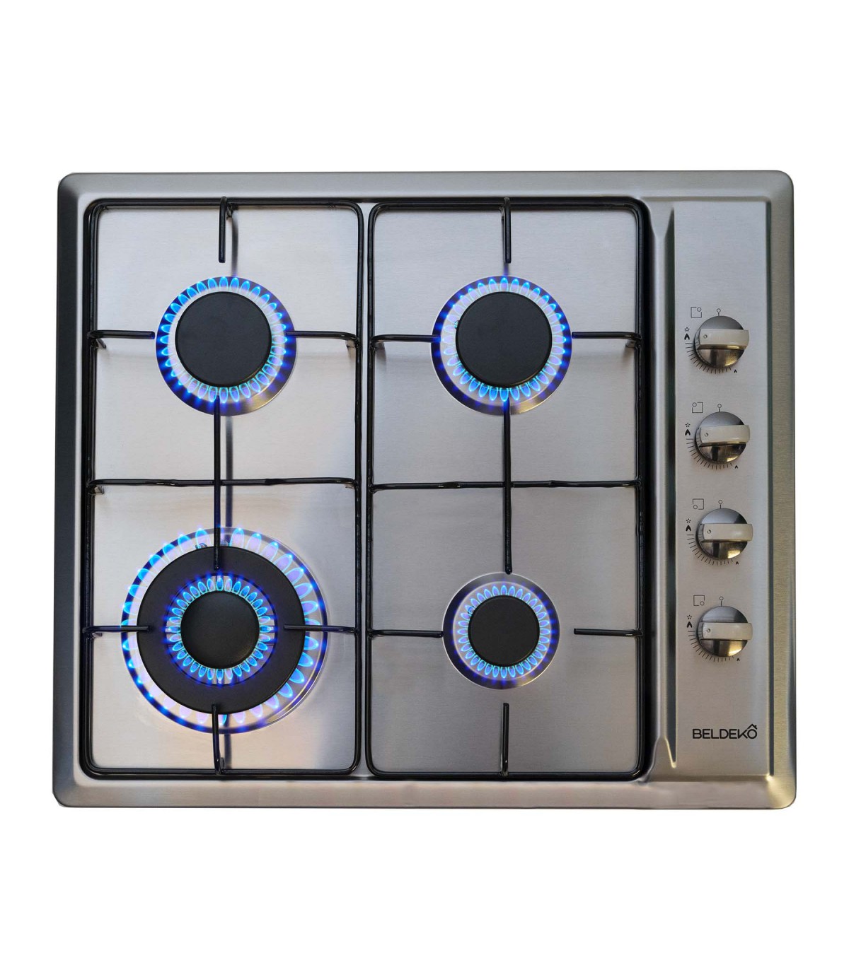domino-electrique-beldeko inox 2 feux plaque de cuisson table de cuisson  MANETTES
