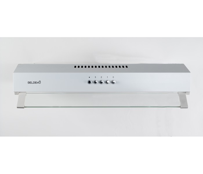 hotte casquette blanche 60 cm blanc