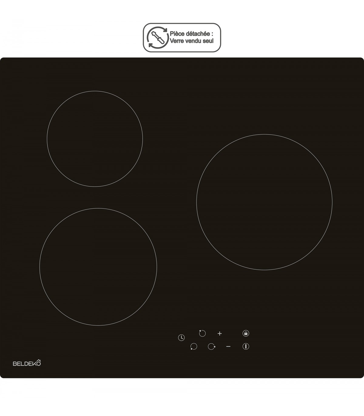 Table De Cuisson Vitrocéramique - BELDEKO TV3V-113 - Beldeko