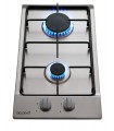 PLAQUE DE CUISSON GAZ DOMINO - INOX & ACIER | BELDEKO