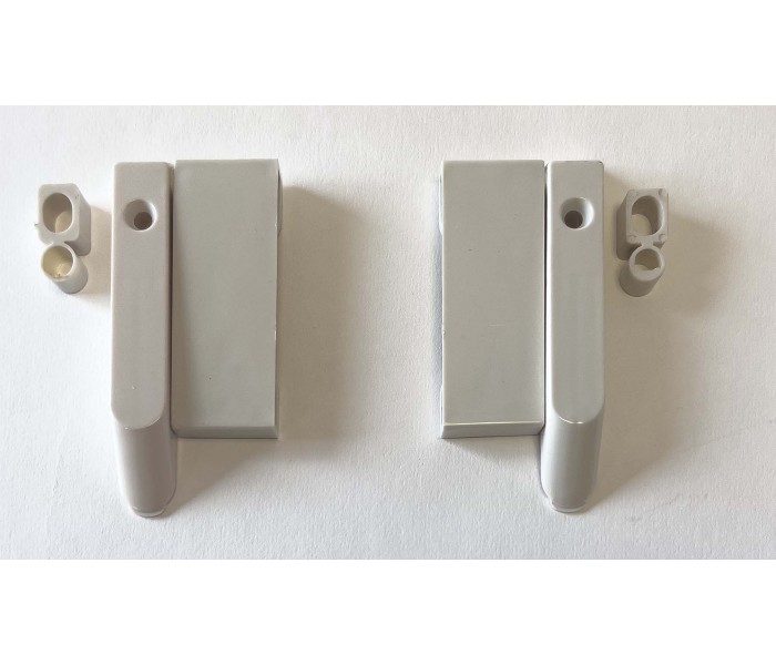 JEU COMPLET SUPPORT VISIÈRE BLANC