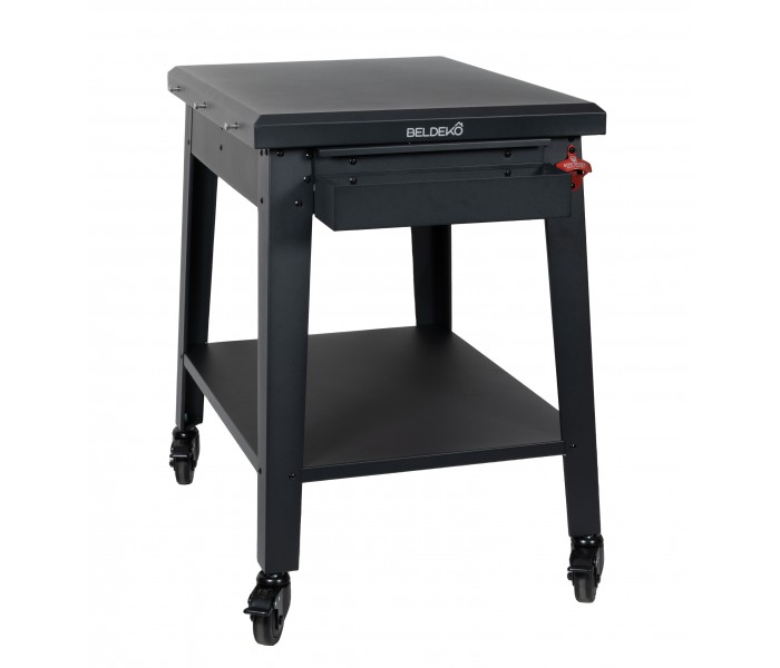 TABLE A ROULETTES EXTERIEUR FOUR A PIZZA ET BBQ