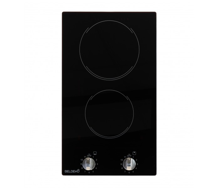 Plaque vitroceramique, 2 feux, 2 foyers, 2 zones, encastrable, boutons, manette, commande