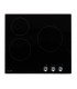 Plaque de Cuisson Vitrocéramique 3 Foyers – 5200W – Commandes par Manettes – Boutons Encastrable Contrôle Mécanique Facile