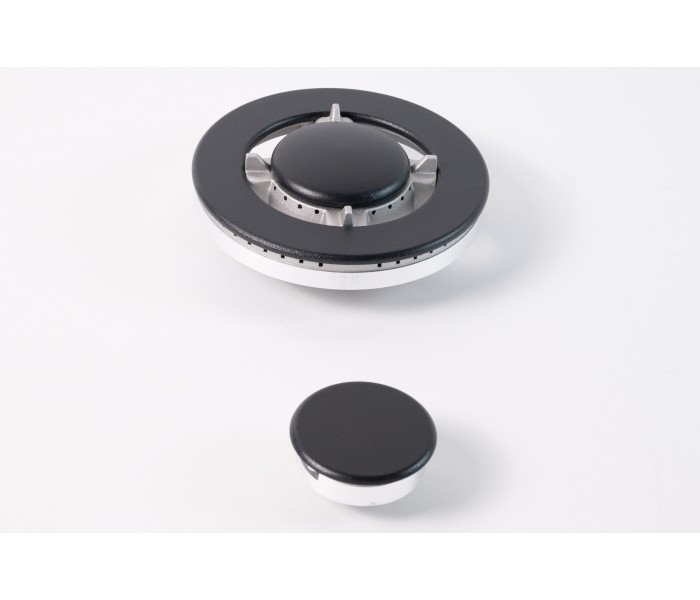 LOT DE BRULEURS ET CHAPEAUX POUR PLAQUE GAZ 2 FOYERS