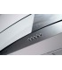 HOTTE DECORATIVE MURALE 90 CM - VERRE ET INOX