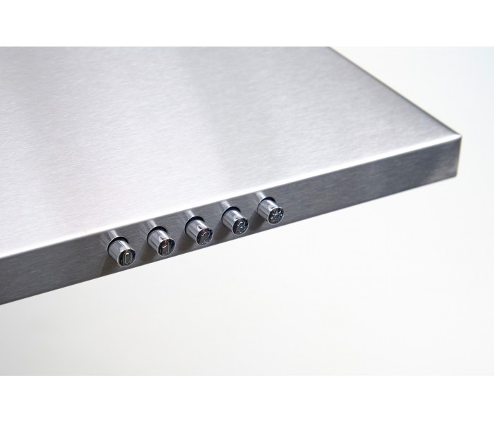 Hotte inox, 60 cm, pyramide, triangle, simple, 60