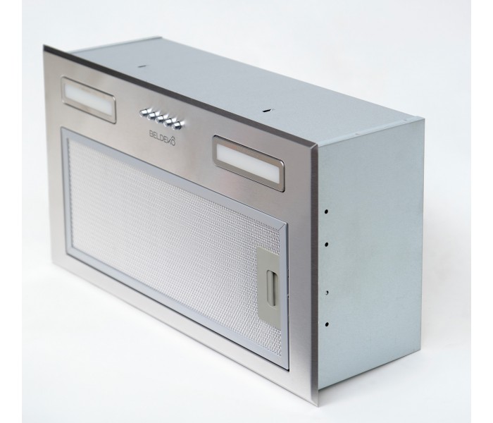 Hotte groupe encastrable en inox, largeur 52 cm. Hotte à encastrer. éclairage led