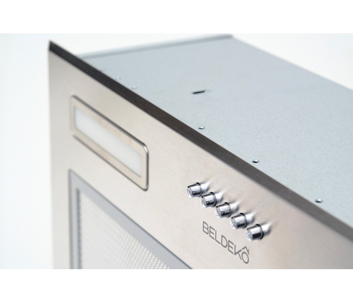Hotte groupe encastrable en inox, largeur 52 cm. Hotte à encastrer. éclairage led