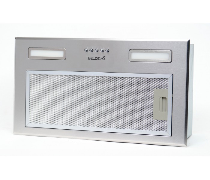 Hotte groupe encastrable en inox, largeur 52 cm. Hotte à encastrer. éclairage led