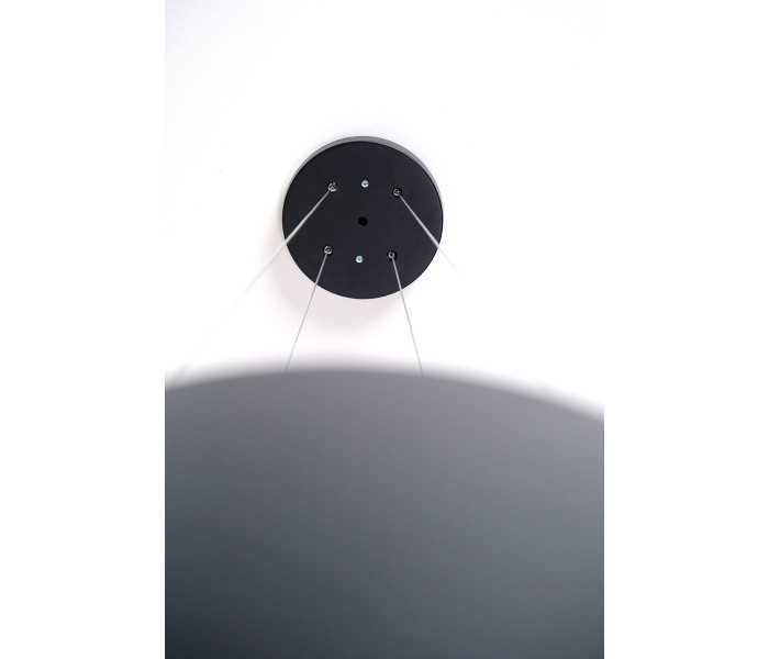 hotte ronde noir a suspendre ilot, hotte suspendu, ronde, noir, recyclage