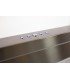 Hotte îlot aspirante 90 cm INOX - Minuteur - Débit 553 m³-h - 3 vitesses - Beldeko - NODOSA 90