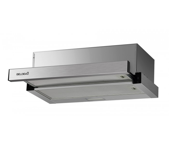 Hotte tiroir 60 cm inox sous meuble encastrable