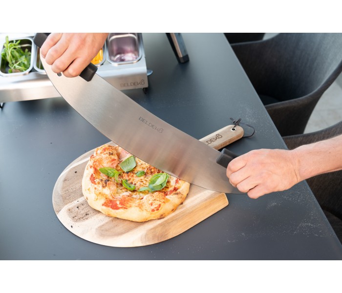 Coupe Pizza, Couteau à pizza, Berceuse, Acier Inoxydable XXL