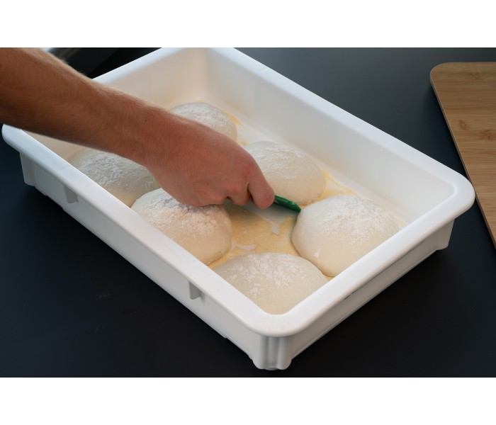 bac à patons, bac à pizza, pro, plastique, plateau bois, bambou, empilable