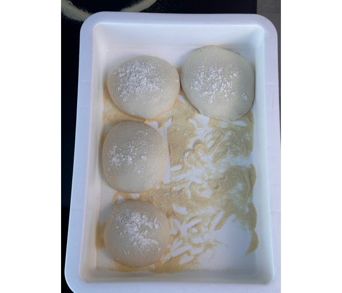 Bac à Pâtons à Pizza Empilable avec Couvercle