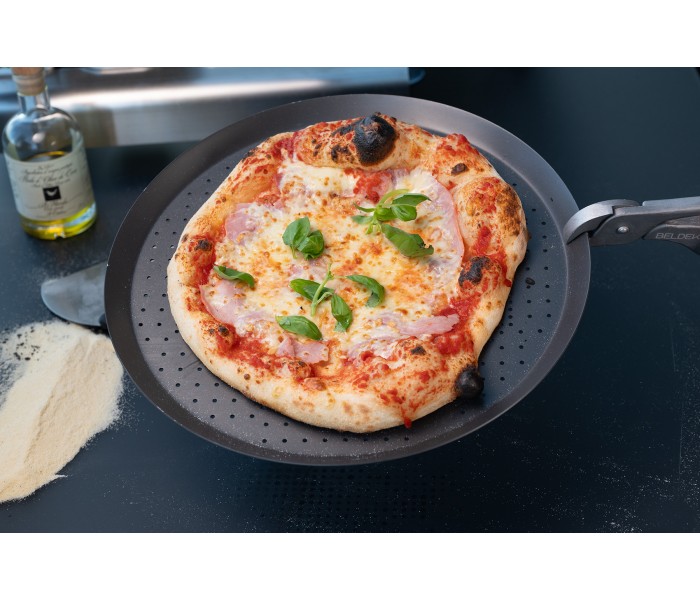 grilles, plateau, pizza, 45 cm, anti antiadherante