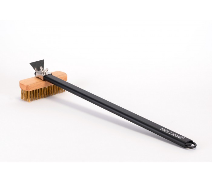 Brosse, nettoyage, metal, four à pizza, nettoyage, pierre, four, pizza