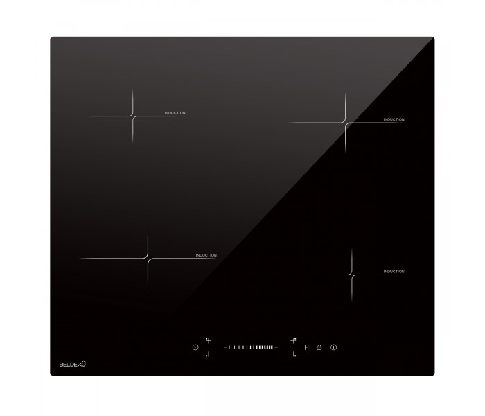 Table de cuisson 4 feux, plaque induction 4 foyers, plaque induction, induction avec Slider 8100W