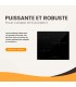Plaque induction, table induction, 3 feux, 3 foyers, 3 zones, encastrable, slider, puissante, beldeko, minuteur