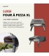 Four à pizza, gaz, pierre tournant, pierre rotative, exterieur,