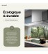 HOTTE DECORATIVE MURALE 90 CM - VERRE ET INOX