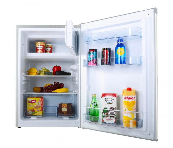 frigo gris, silver, 108 litres, posable, refrigérateur, frizer,