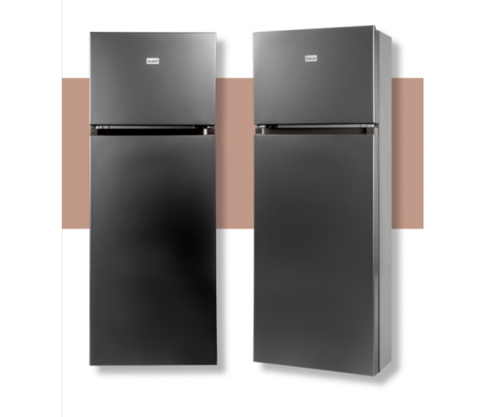 REFRIGÉRATEUR DOUBLE PORTE GRIS, POSABLE, BELDEKO