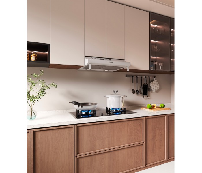 hotte casquette, blanche, blanc, double moteur, visiere, beldeko