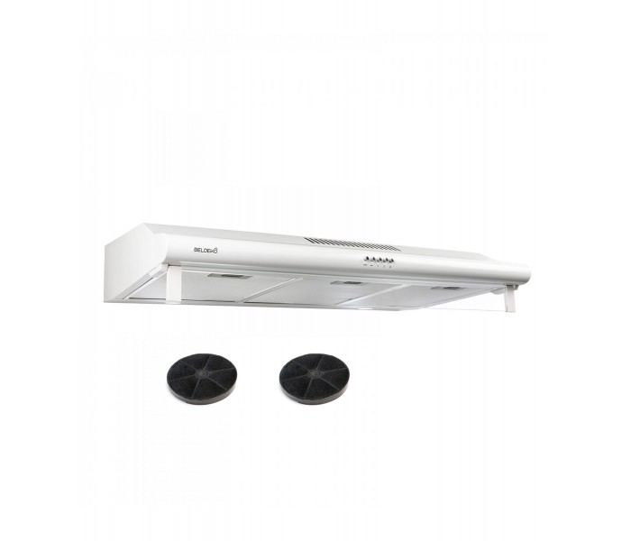 Hotte casquette, 90 cm, blanche, blanc, visiere