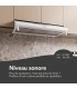 Hotte casquette 90 cm blanche, hotte visiere, 90, blanc