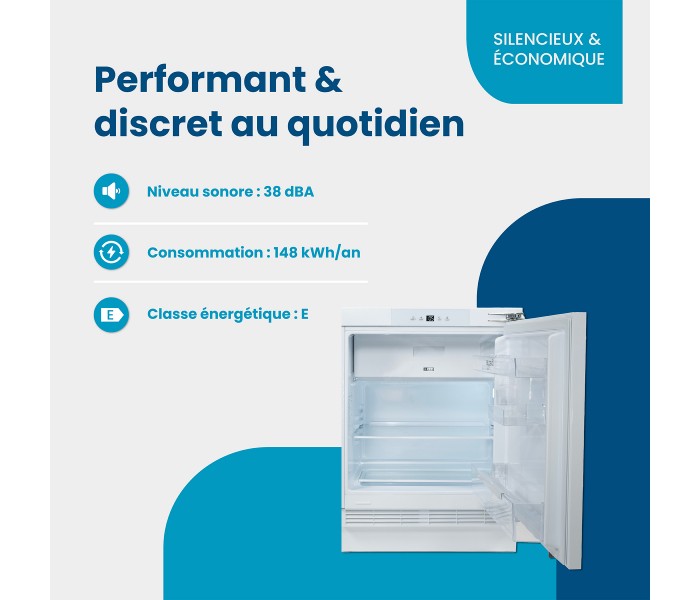 réfrigérateur integrable, encastrable, porte, frigo encastrable