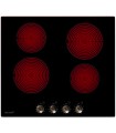 Table Vitrocéramique Manettes 4 Foyers - 6000W