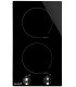 Domino induction encastrable 2 feux avec boutons manette