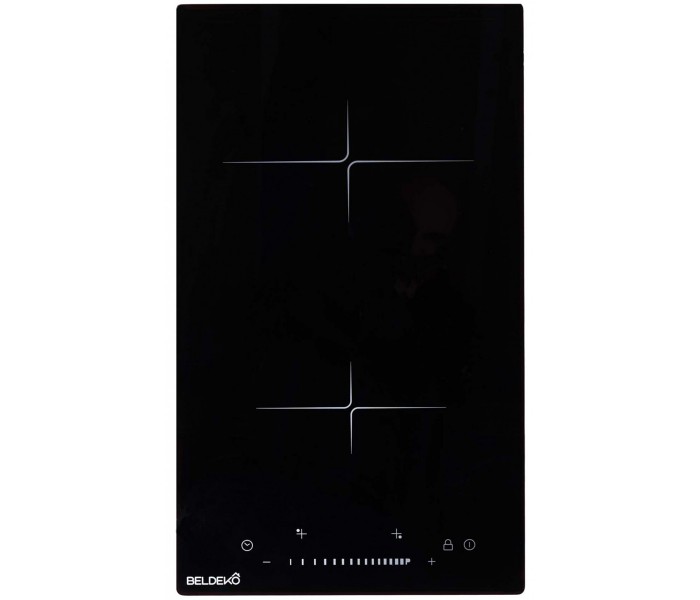 Plaque induction 2 feux slider sensitive Beldeko