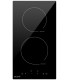 PLAQUE INDUCTION, 2 feux, 2 foyers, 2 zones, minuteur, booster, boost, encastrable, beldeko,