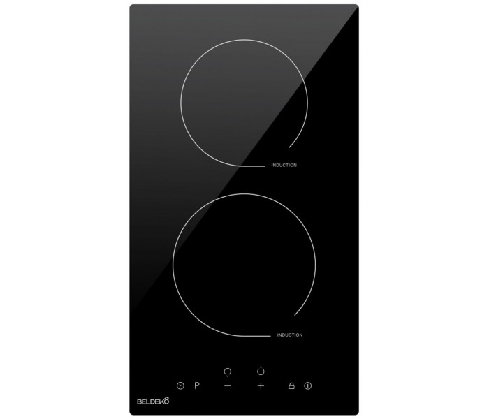PLAQUE INDUCTION, 2 feux, 2 foyers, 2 zones, minuteur, booster, boost, encastrable, beldeko,