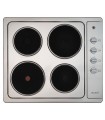 PLAQUE DE CUISSON ÉLECTRIQUE INOX ET FONTE 4 FEUX 5500 W| BELDEKO